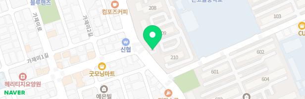 큰동그라미유치원 지도 이미지