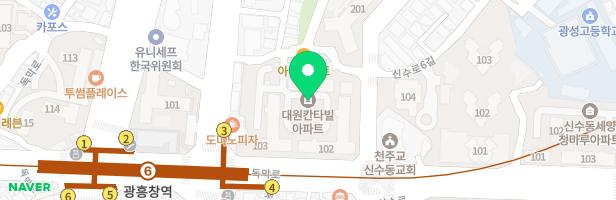 대원칸타빌아파트 지도 이미지