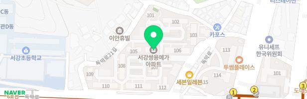서강쌍용예가(115동 뒤) 지도 이미지