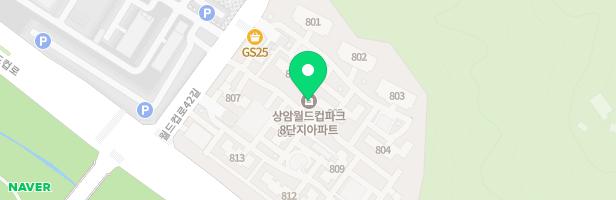 상암월드컵파크8단지임대(804동) 지도 이미지