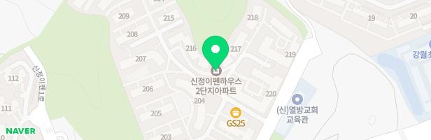 이펜하우스아파트 216동앞아파트 지도 이미지