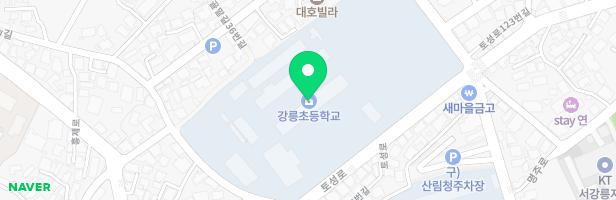 강릉초등학교 병설유치원 놀이시설 지도 이미지