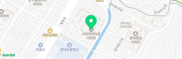 서안양덕타운 어린이놀이터 지도 이미지