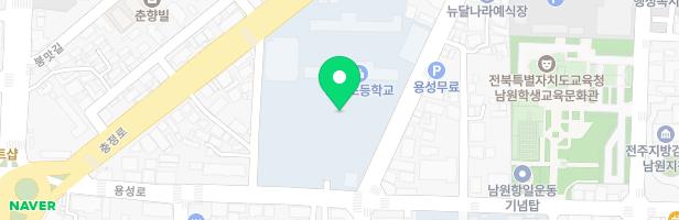 남원용성초등학교 지도 이미지
