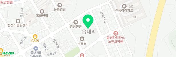 남신초등학교 놀이터 지도 이미지