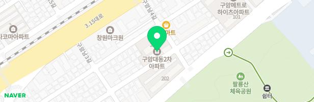 구암대동2차아파트 201동 놀이터 지도 이미지