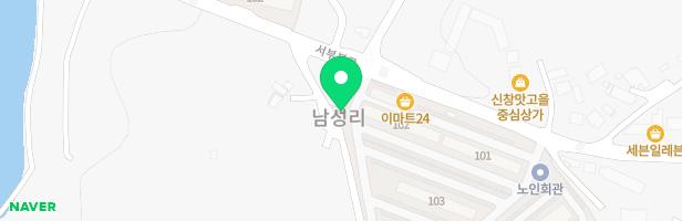 한미아파트 놀이터 지도 이미지