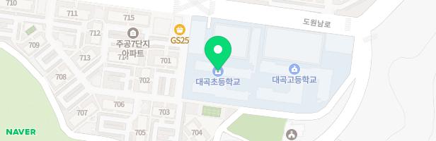 대구대곡초등학교 어린이 놀이시설 지도 이미지