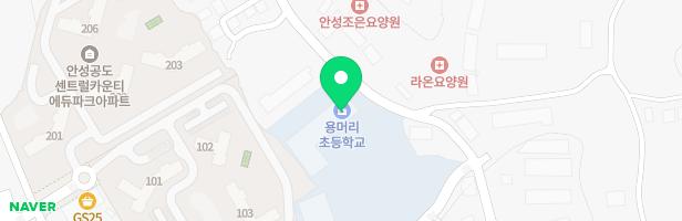 용머리초등학교 놀이터 지도 이미지
