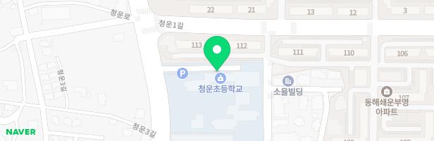 청운초등학교 놀이시설 지도 이미지