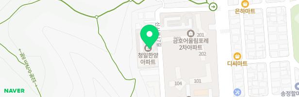 청일한양아파트 어린이놀이터 지도 이미지