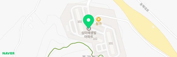심미아파트 놀이시설(103동 뒤) 지도 이미지