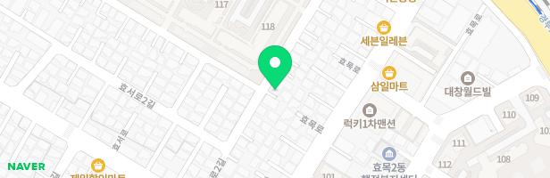 효목어린이집 놀이터 지도 이미지