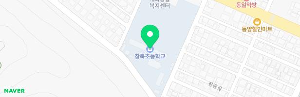 창북초등학교 놀이시설2 지도 이미지