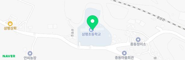 삼평초등학교(병설포함) 지도 이미지