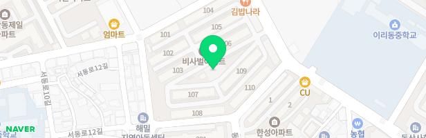 동산 비사벌아파트 106동 앞 지도 이미지