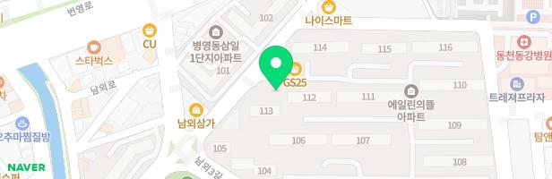 남외초등학교 지도 이미지