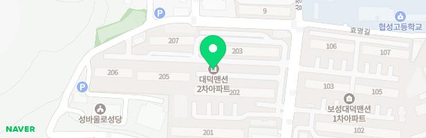 대덕2차맨션 어린이 놀이터 지도 이미지