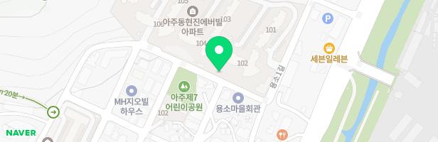 거제 현진에버빌 아파트 102동 앞 놀이터 지도 이미지