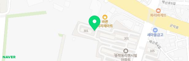 송학 리젠시빌 2단지 놀이터 지도 이미지