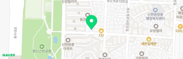 한샘유치원 어린이놀이시설 지도 이미지