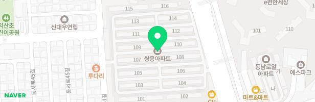 어양 쌍용아파트 지도 이미지