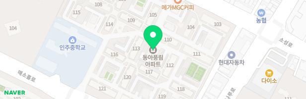 동아풍림아파트 101동앞 놀이터 지도 이미지