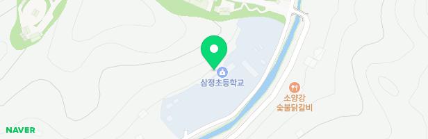 포천삼정초등학교 놀이시설 지도 이미지