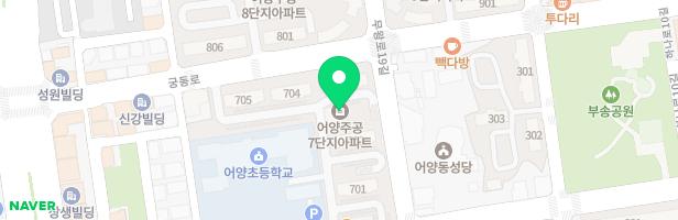 어양 주공7단지 705동 앞 지도 이미지