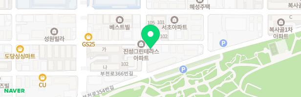 성가정유치원 본관좌측 놀이시설 지도 이미지