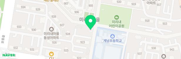 은아유치원 본관우측 놀이시설 지도 이미지