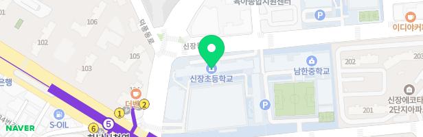 신장초등학교 놀이터 지도 이미지