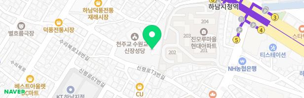 소화유치원 놀이터 지도 이미지
