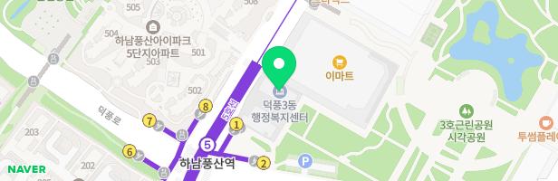 써니힐유치원 놀이터 지도 이미지