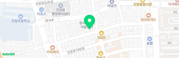 샘물타운아파트 놀이터1 지도 이미지
