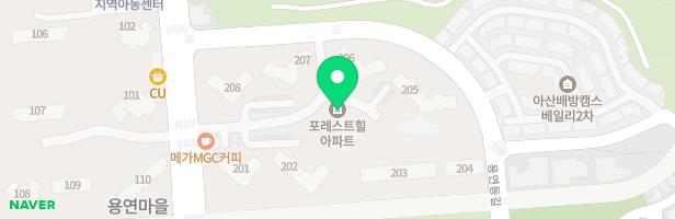 포레스트힐 놀이터2 지도 이미지