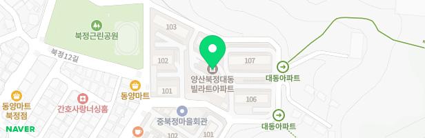 북정3차대동빌라트 101동 놀이터 지도 이미지