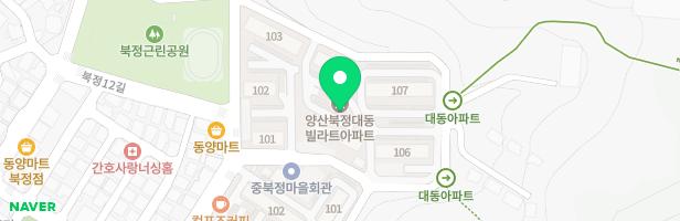 북정3차대동빌라트 106동 놀이터 지도 이미지