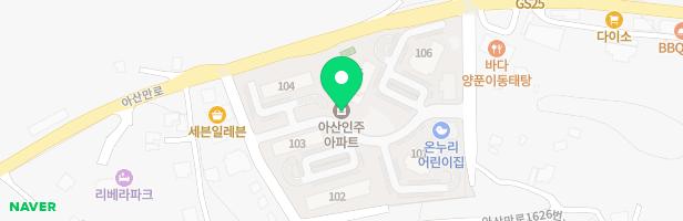 인주휴먼시아아파트-2 지도 이미지