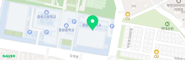 부천중원초등학교 놀이터 지도 이미지