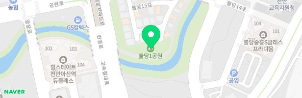 불당공원 지도 이미지