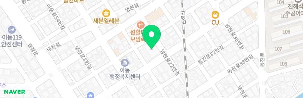 동부유치원 어린이놀이시설 지도 이미지