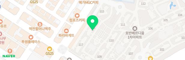 민락초등학교 병설유치원 어린이 놀이시설 지도 이미지