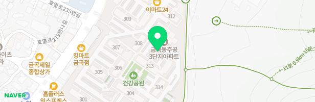 금곡주공3단지 308동 놀이터 지도 이미지