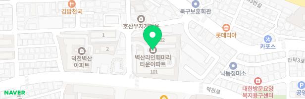 벽산라인훼미리타운 어린이놀이터 지도 이미지