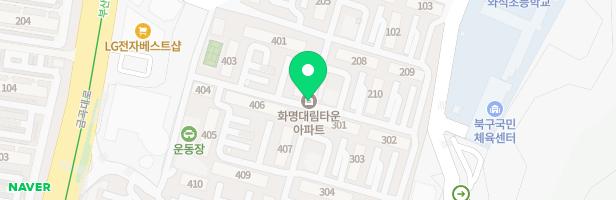 화명대림타운 207동놀이터 지도 이미지