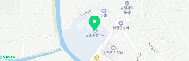 남일초등학교 병설유치원 놀이시설 지도 이미지