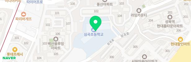 용인심곡초 병설유치원 놀이터 지도 이미지