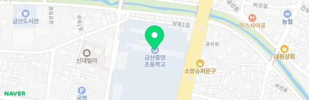 금산중앙초등학교 놀이시설(1) 지도 이미지