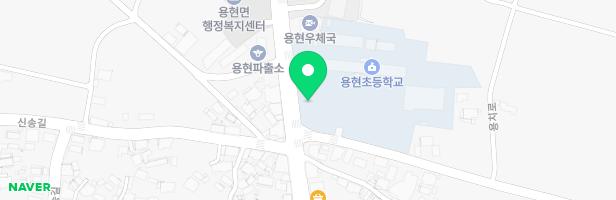 용현초등학교 어린이 놀이시설 지도 이미지